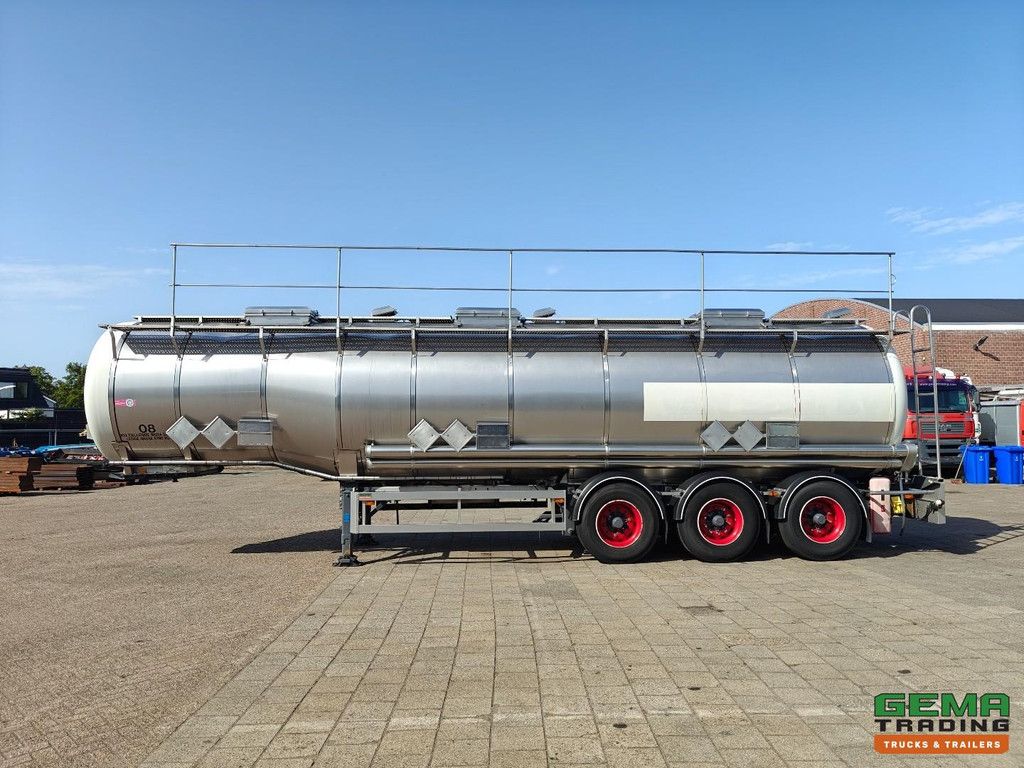 Burg BPO 12-27 Z 32.620 l – ADR FL/AT – Edelstahltank – BPW-Fass – 3 Kammern – TOP! – TÜV bis 07/2027