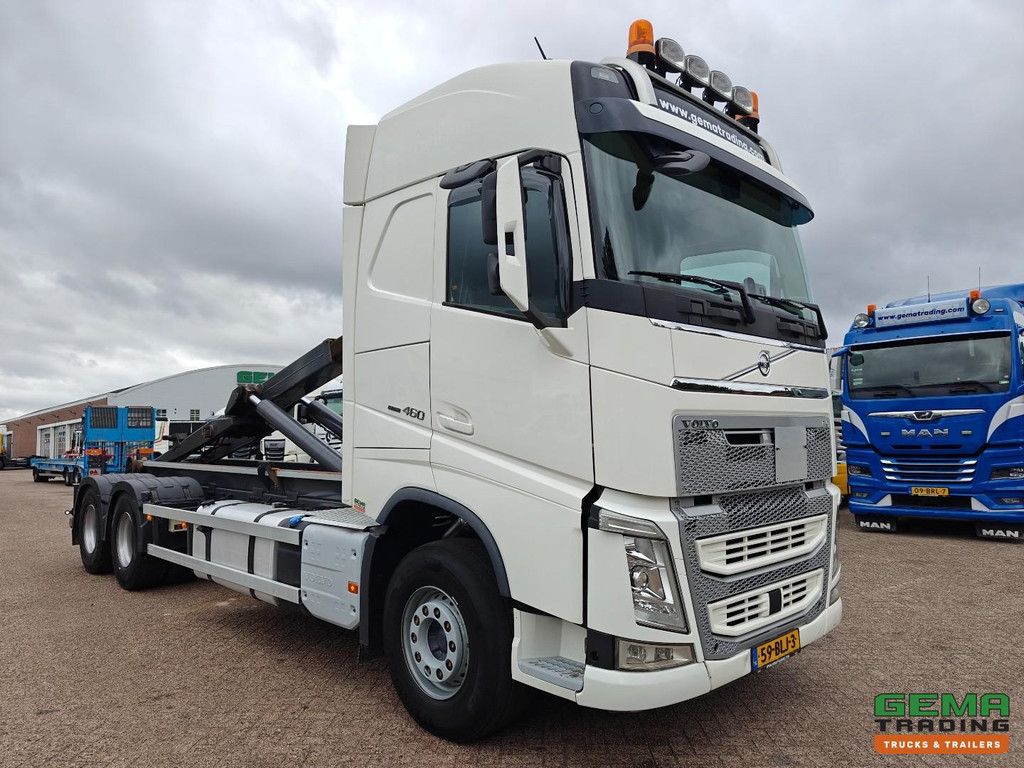 Volvo FH 460 6x4 GlobeTrotter Euro6C – 10-Tonnen-Vorderachse – VDL 21-Tonnen-Hakenliftsystem – Liftbare Antriebsachse – SmartTacho V2