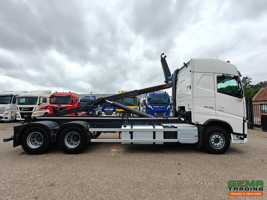 Volvo FH 460 6x4 GlobeTrotter Euro6C – 10-Tonnen-Vorderachse – VDL 21-Tonnen-Hakenliftsystem – Liftbare Antriebsachse – SmartTacho V2