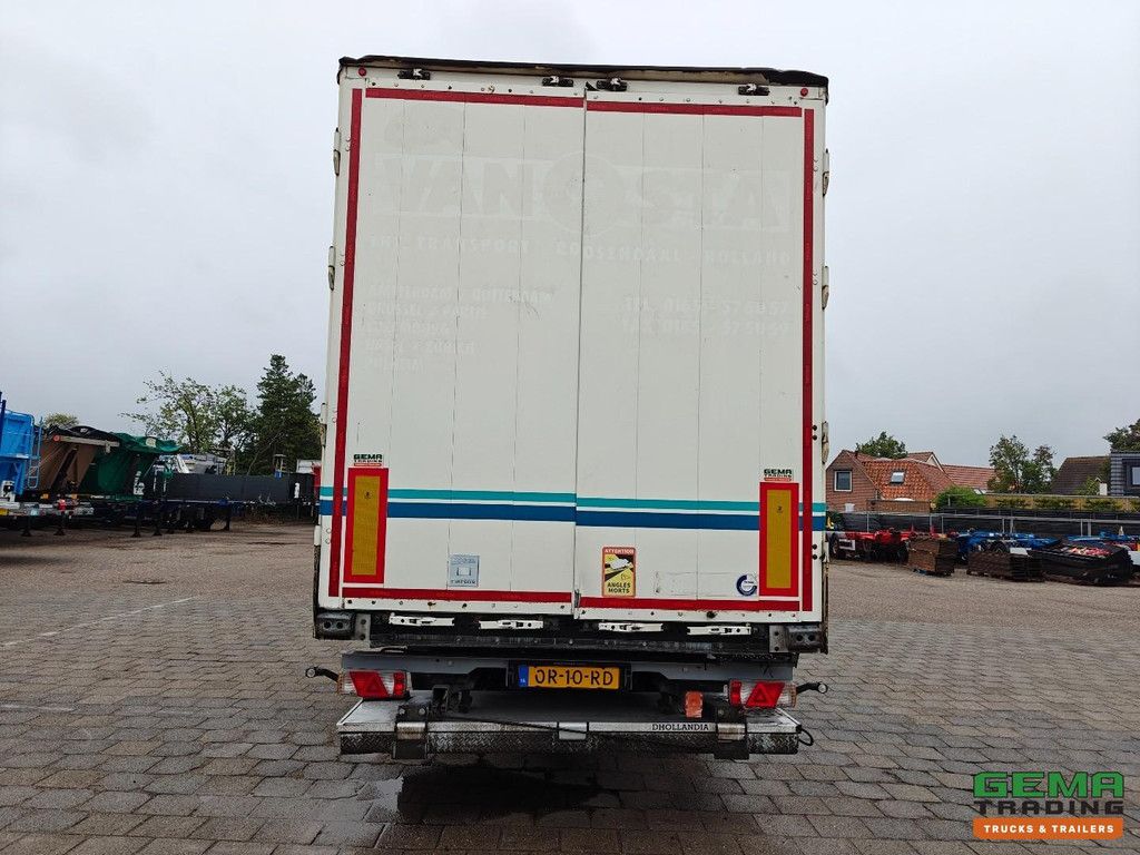 Kögel S24 Geschlossener Aufbau 13,6 m + Unterklappbare Heckklappe 2000 kg - SAF-Scheibenbremse - Liftachse