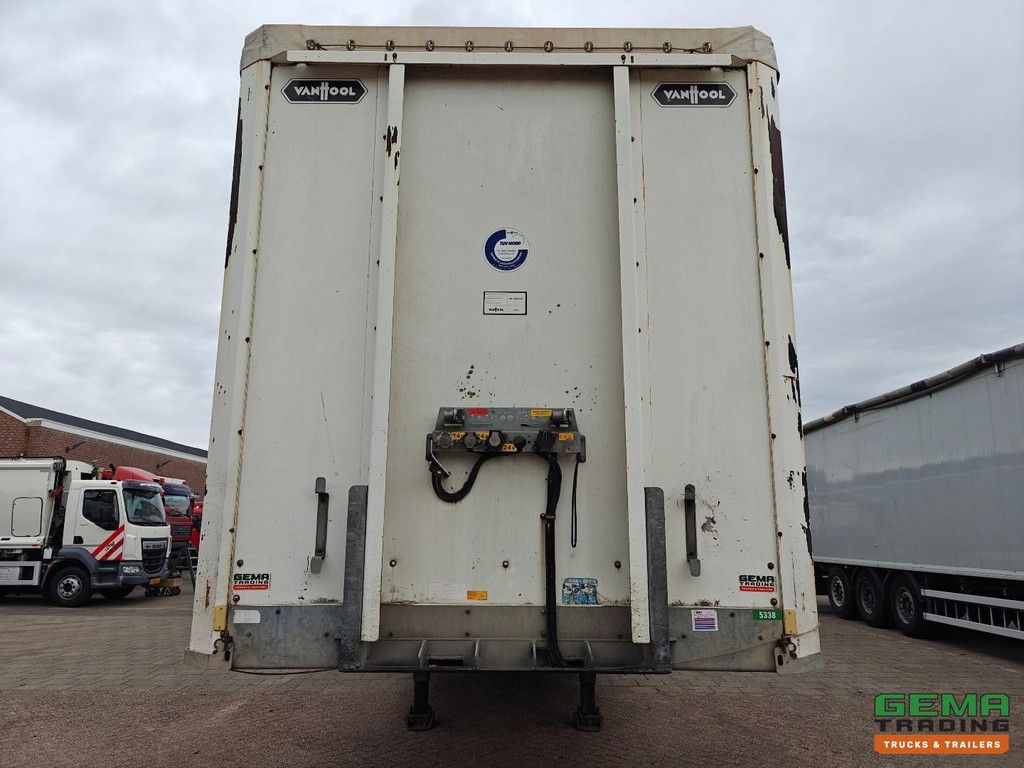 Van Hool 3B0072 Schiebeplanen/Dach + klappbare Heckklappe 2000 kg – Riffelblechboden – SAF-Seilscheibe – verzinkt – ADR AT FL OX