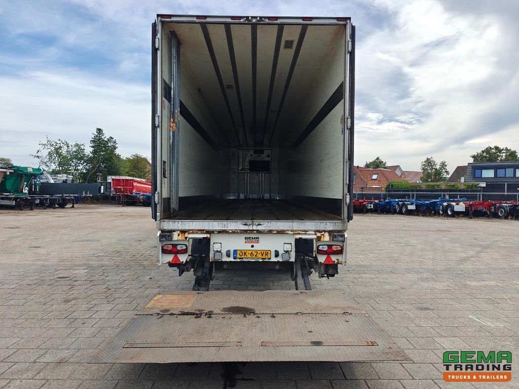Pacton TBZ 342 Heiwo Kühl-/Gefrierbox + Thermo King SLX200 mit 3761 Betriebsstunden + AMA Ladebordwand 2500 kg - Liftachse + Lenkachse - BPW Trommel