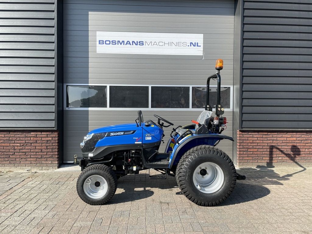 Solis 26 minitractor NIEUW gazonbanden LEASE €160 - 5 jaar garantie