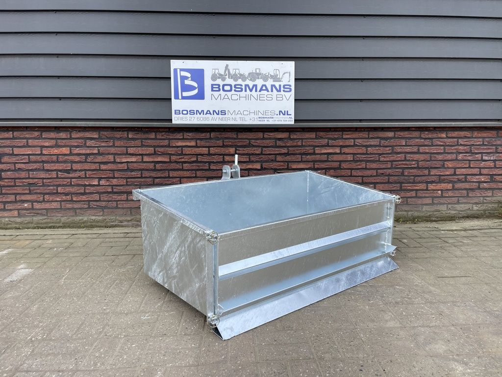Transportbak transportbak NIEUW gegalvaniseerd 100 / 120 cm voor minitractor