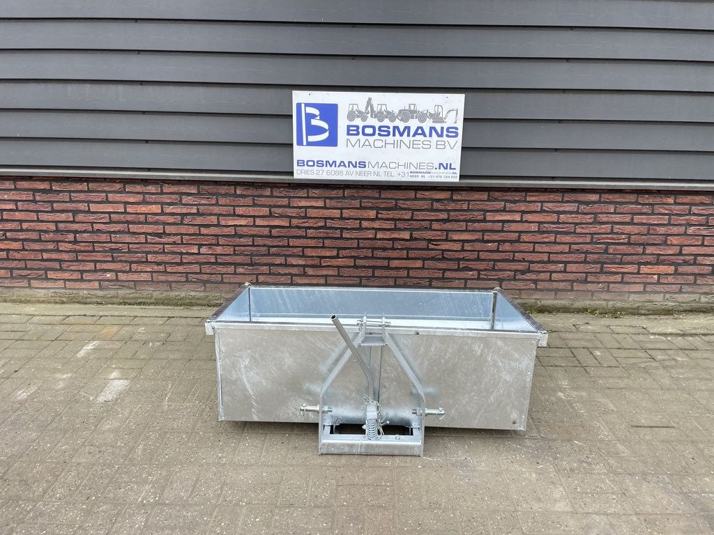 Transportbak transportbak NIEUW gegalvaniseerd 100 / 120 cm voor minitractor