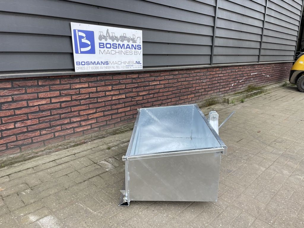 Transportbak transportbak NIEUW gegalvaniseerd 100 / 120 cm voor minitractor