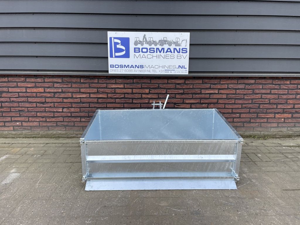 Transportbak transportbak NIEUW gegalvaniseerd 100 / 120 cm voor minitractor