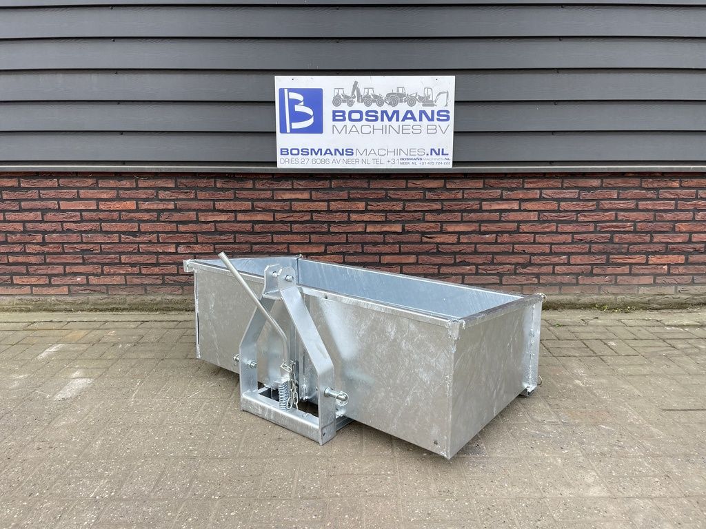 Transportbak transportbak NIEUW gegalvaniseerd 100 / 120 cm voor minitractor
