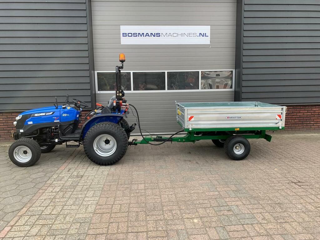 Kraffter 1.5 T kipper voor minitractor NIEUW