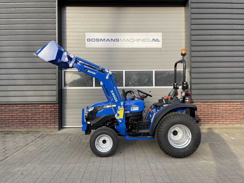 Solis 20 minitractor NIEUW optie gazonbanden - frontlader