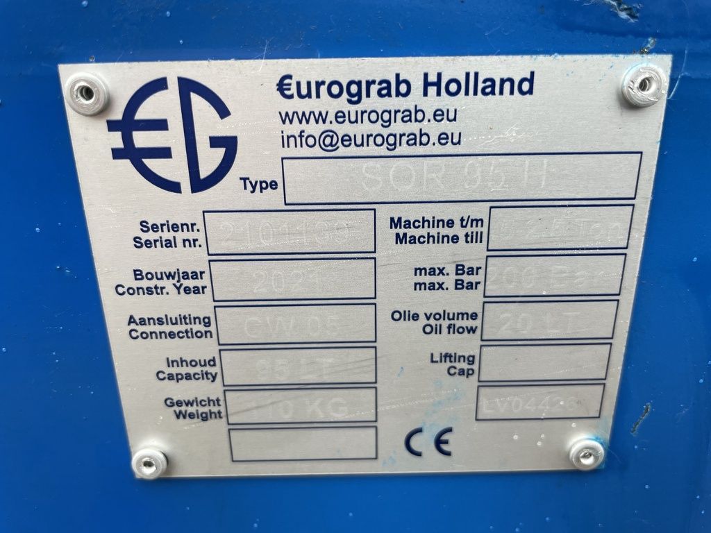 Eurograb SOR 95 HG sloop / sorteergrijper NIEUW