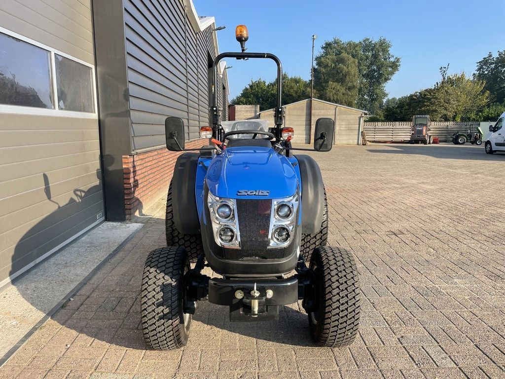 Solis 20 4WD (18.5 PK mitsubishi) minitractor NIEUW gazonbanden
