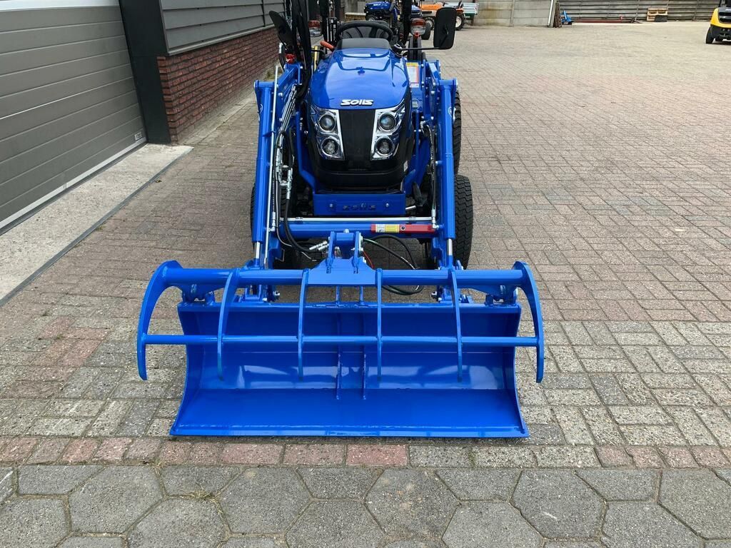 Solis 26 4WD 24.5 PK minitractor NIEUW + frontlader / GAZONBANDEN