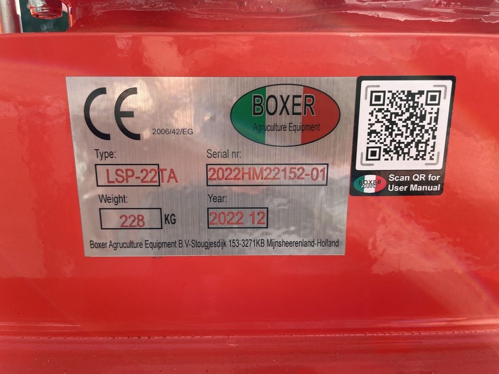 Boxer LSP22T houtklover / houtkluiver / kliefmachine NIEUW