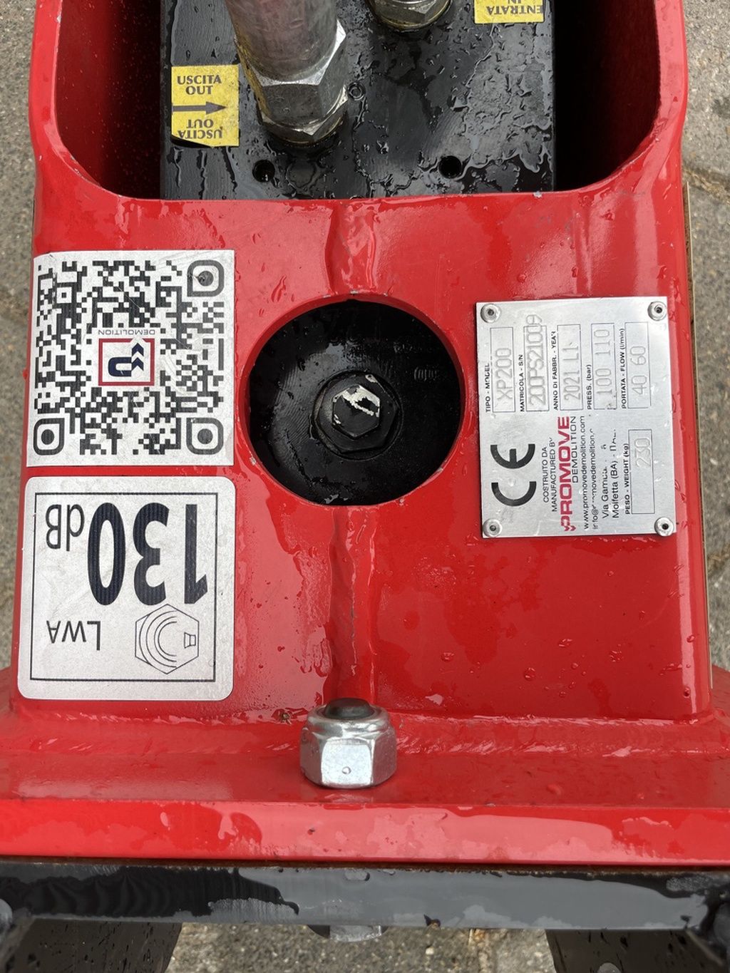 Promove XP200 sloophamer voor minigraver 3.5 / 5 T gebruikt