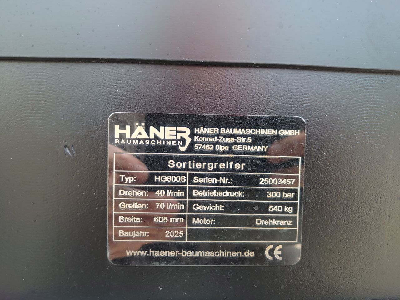 Heaner HG600 sorteergrijper