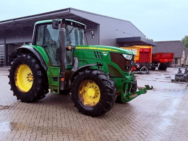 John Deere 6150M, Autoquad, met werk!