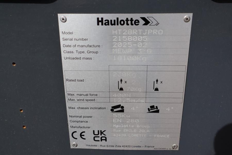 Haulotte HT28RTJ Pro Guarantee! 4x4x4 Drive, 28 m Working H