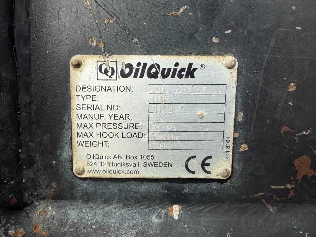 OilQuick OQ80 - M318D / M320F / M322D / 320D / 320E / 323D
