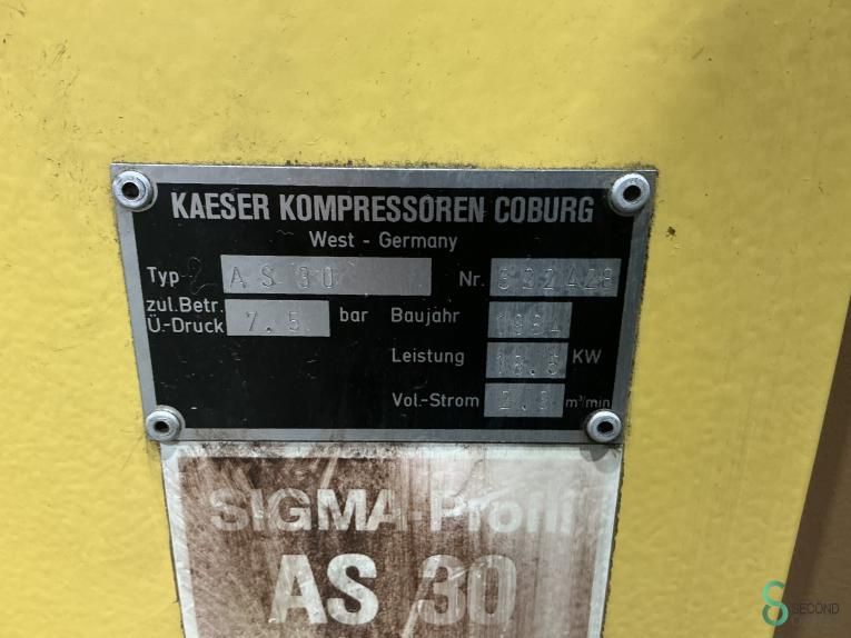 Compressor Kaeser A S 30 1984
