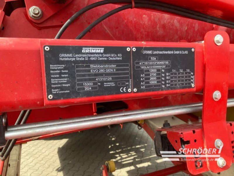 Grimme EVO 280 GEN II CLODSEP | TRIEBACHSE