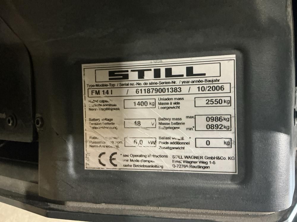 2006 Still FM-14I Reach Truck