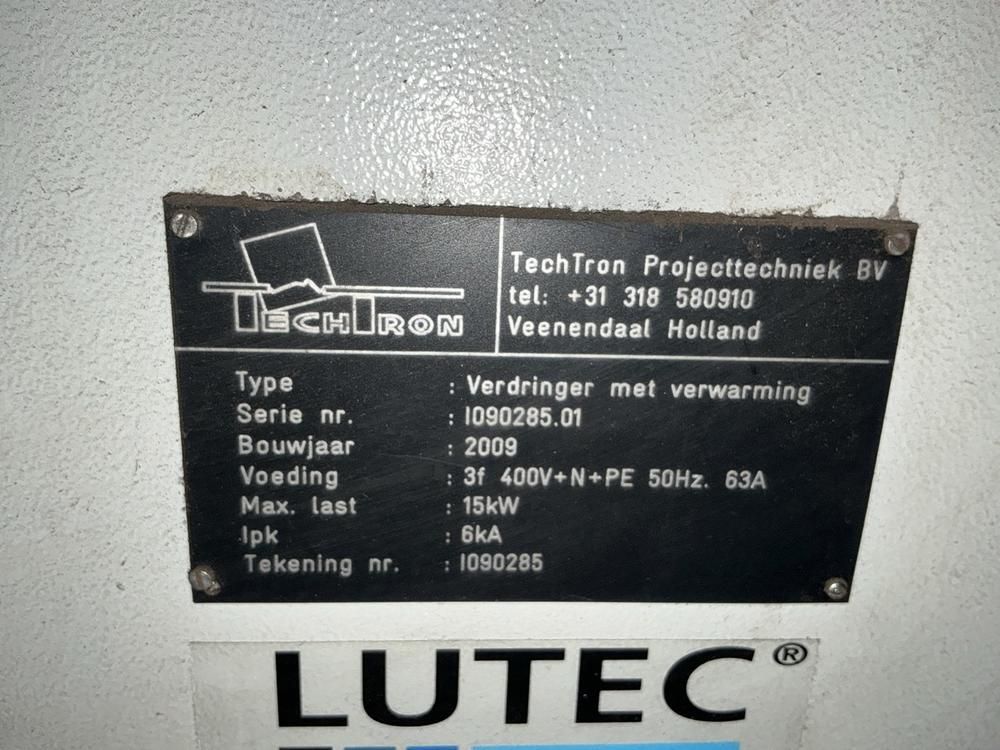 2009 Lutec Welding Fume Extraction System