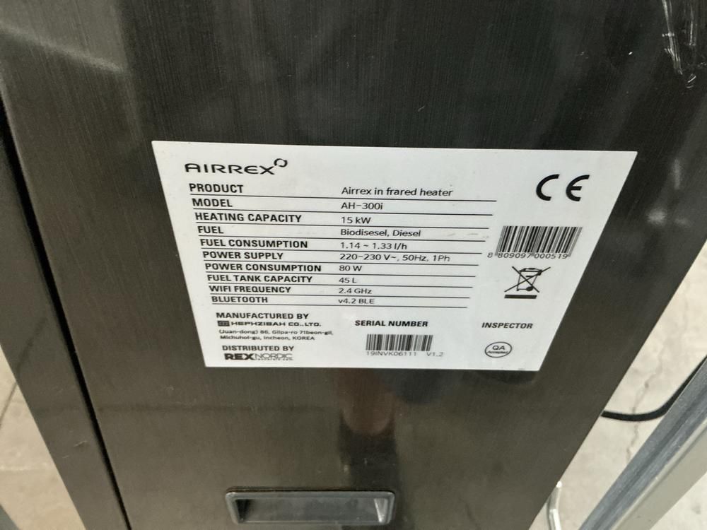 Airrex AH-300i Infrared Heater