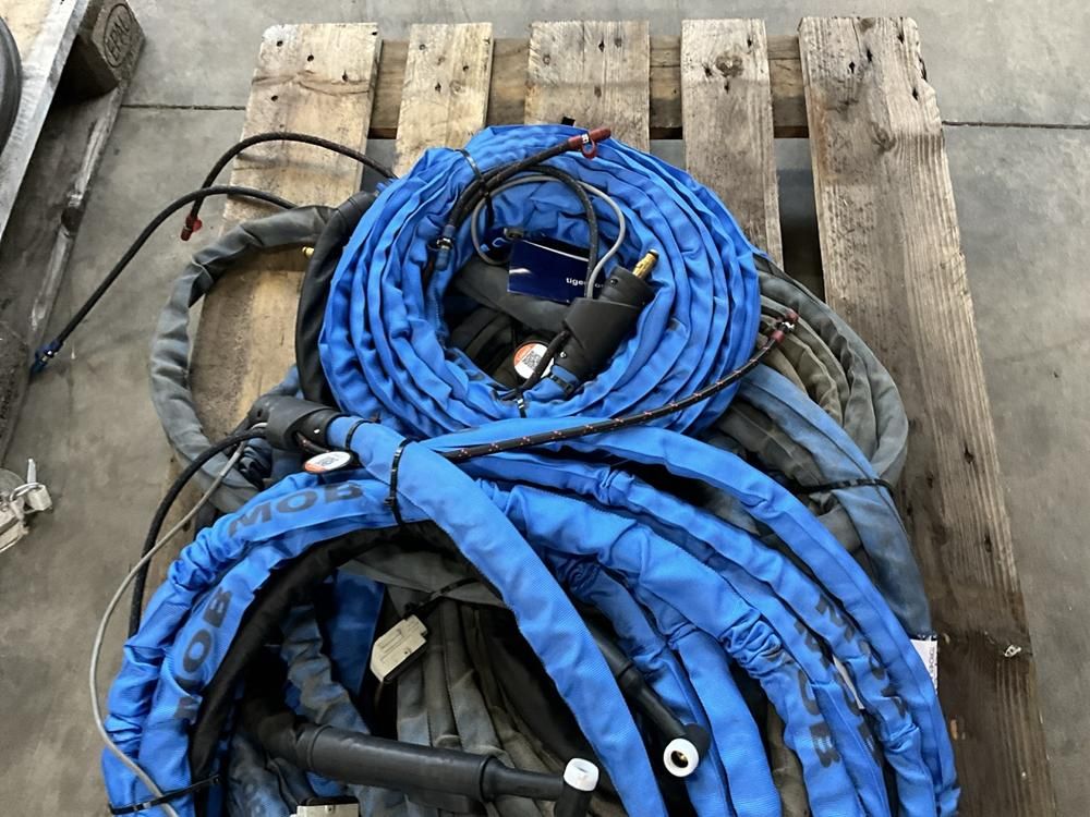 Various welding torches and hose assemblies