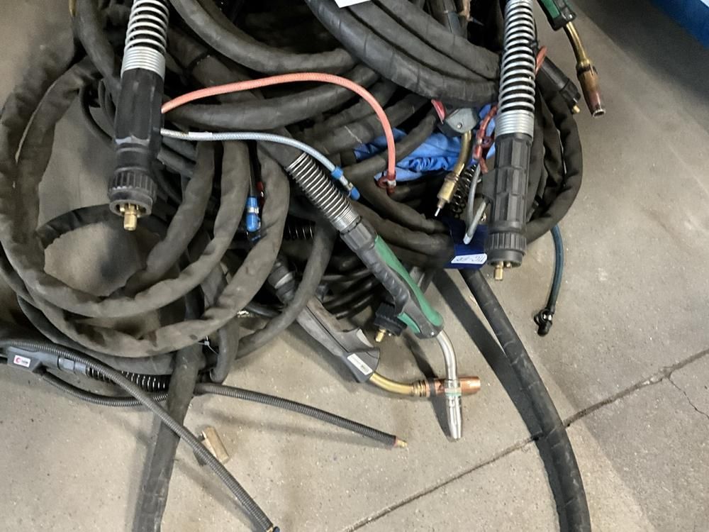 Various welding torches and hose sets
