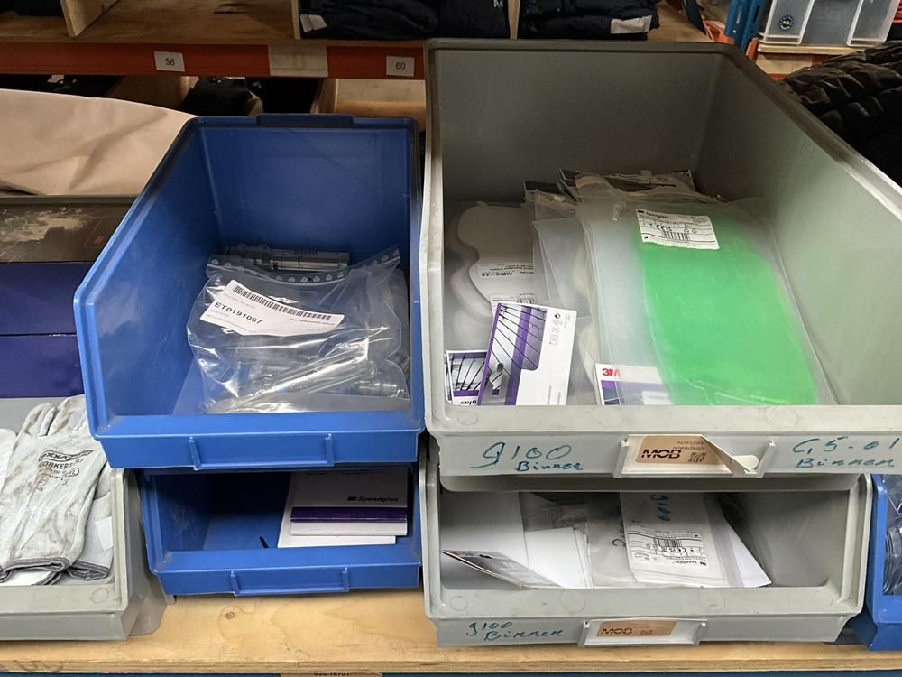 Various welding protective gear and replacement parts