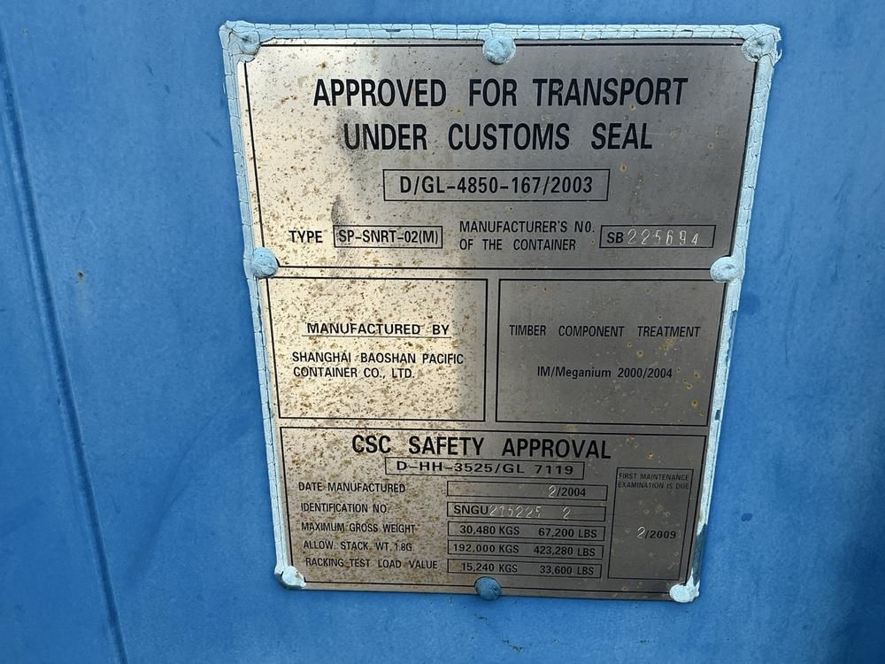 20-foot container