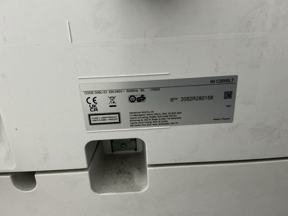 Ricoh IM C2000 Multifunctional printer