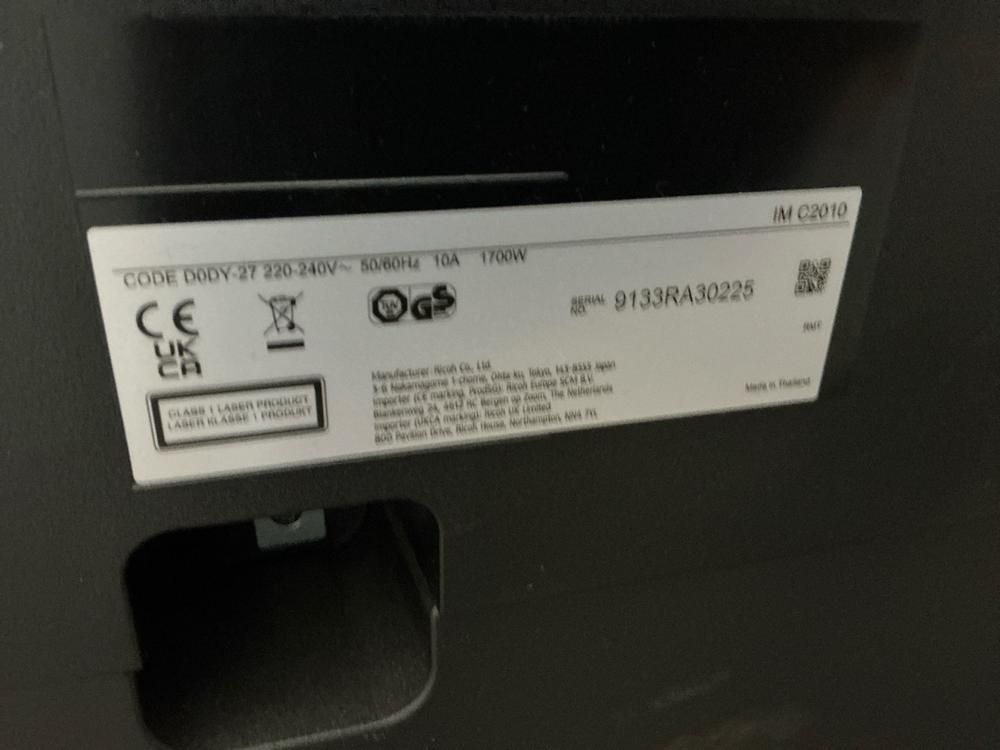 Ricoh IM C2000 Multifunction Printer