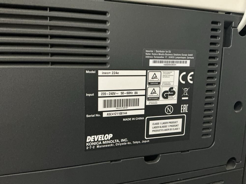 Konica Ineo+ 224e Multifunctional printer