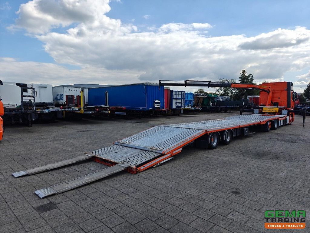 Mercedes-Benz Actros 2648 6x2/4 BigSpace Euro6C + Mersch FM180 Hydraulik-Deckanhänger - Palfinger PK12.501 Fernbedienung - Winde - 3 Stück auf Lager!