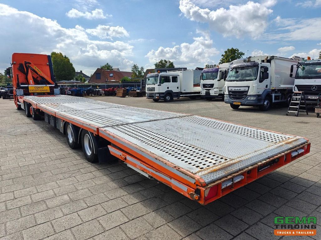 Mercedes-Benz Actros 2648 6x2/4 BigSpace Euro6C + Mersch FM180 Hydraulik-Deckanhänger - Palfinger PK12.501 Fernbedienung - Winde - 3 Stück auf Lager!