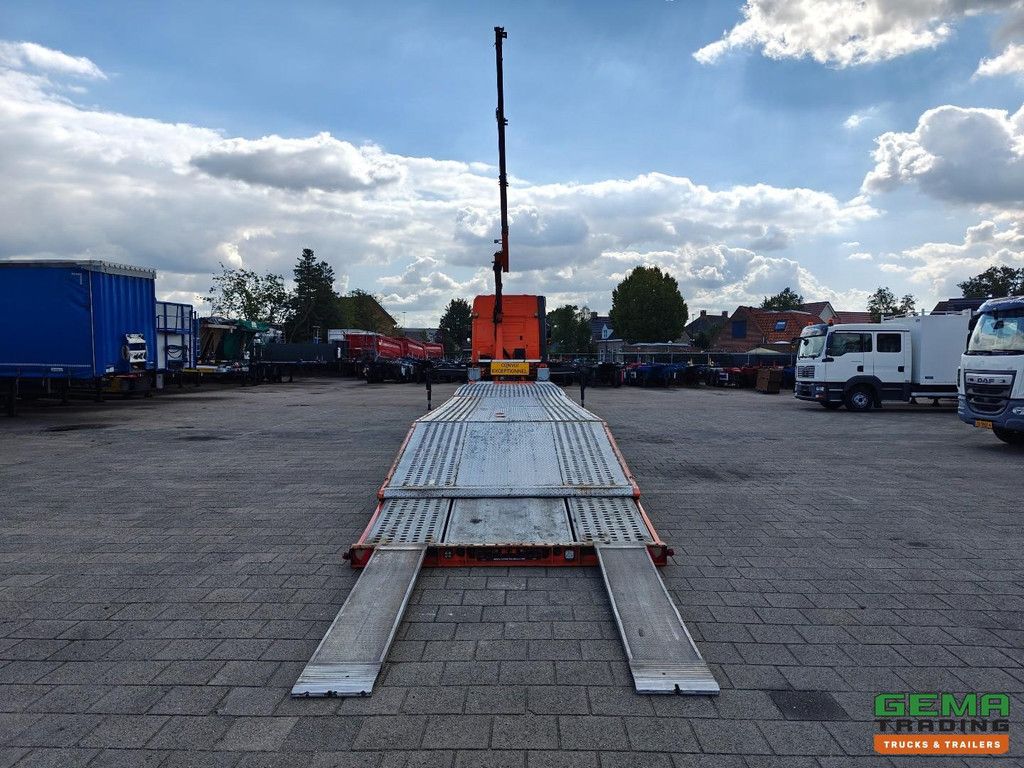 Mercedes-Benz Actros 2648 6x2/4 BigSpace Euro6C + Mersch FM180 Hydraulik-Deckanhänger - Palfinger PK12.501 Fernbedienung - Winde - 3 Stück auf Lager!