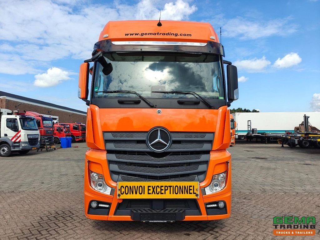 Mercedes-Benz Actros 2648 6x2/4 BigSpace Euro6C + Mersch FM180 Hydraulik-Deckanhänger - Palfinger PK12.501 Fernbedienung - Winde - 3 Stück auf Lager!