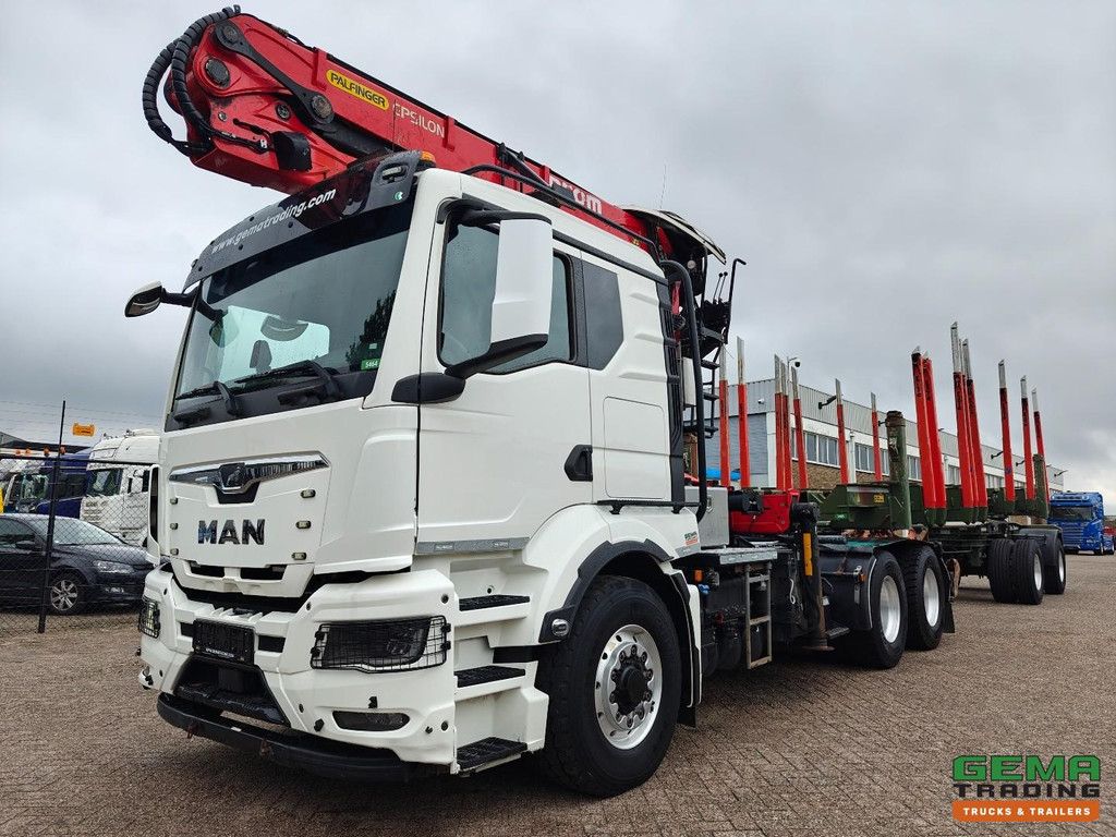 MAN TGS 33.510 6x6 HydroDrive Sleeper Cab Euro6D + Palfinger Epsilon S270L + Doll ExtenableMultiFrame + Doll M2R-10 JeepDolly SelfSteering - Belgium Registration