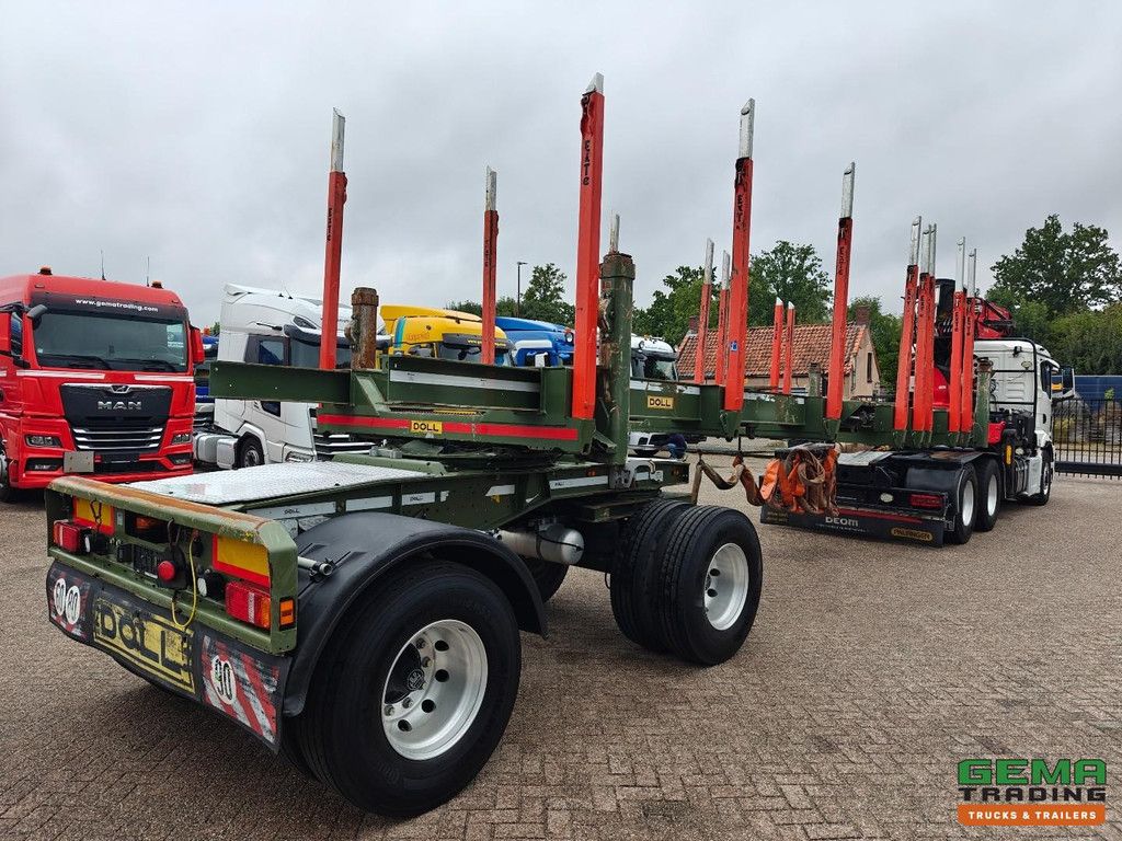 MAN TGS 33.510 6x6 HydroDrive Sleeper Cab Euro6D + Palfinger Epsilon S270L + Doll ExtenableMultiFrame + Doll M2R-10 JeepDolly SelfSteering - Belgium Registration