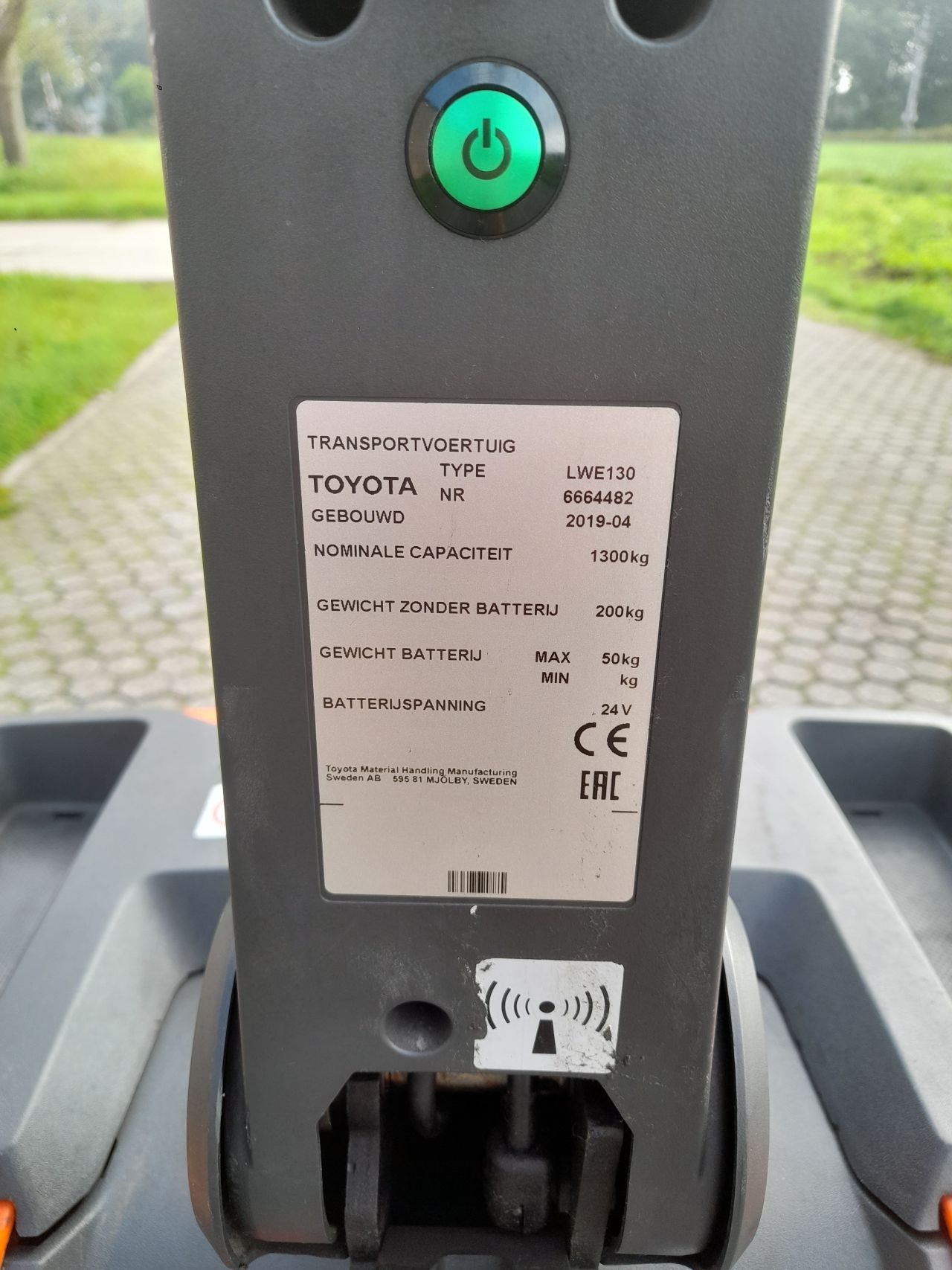 Toyota BT LWE130 Palletwagen elektrische pompwagen