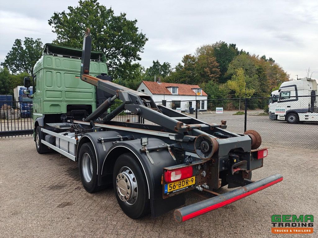 DAF XF 460 FAR 6x2 Spacecab Euro6A - VDL Hooklift System 21T - Lift Axle - Double Tanks - Full Air