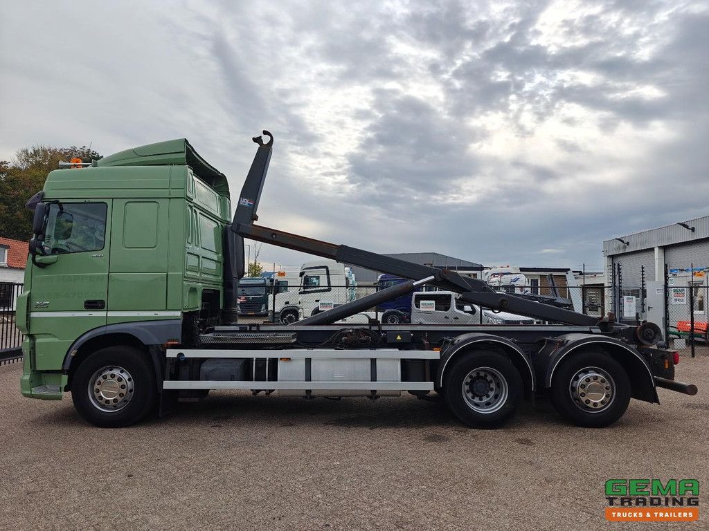 DAF XF 460 FAR 6x2 Spacecab Euro6A - VDL Hooklift System 21T - Lift Axle - Double Tanks - Full Air