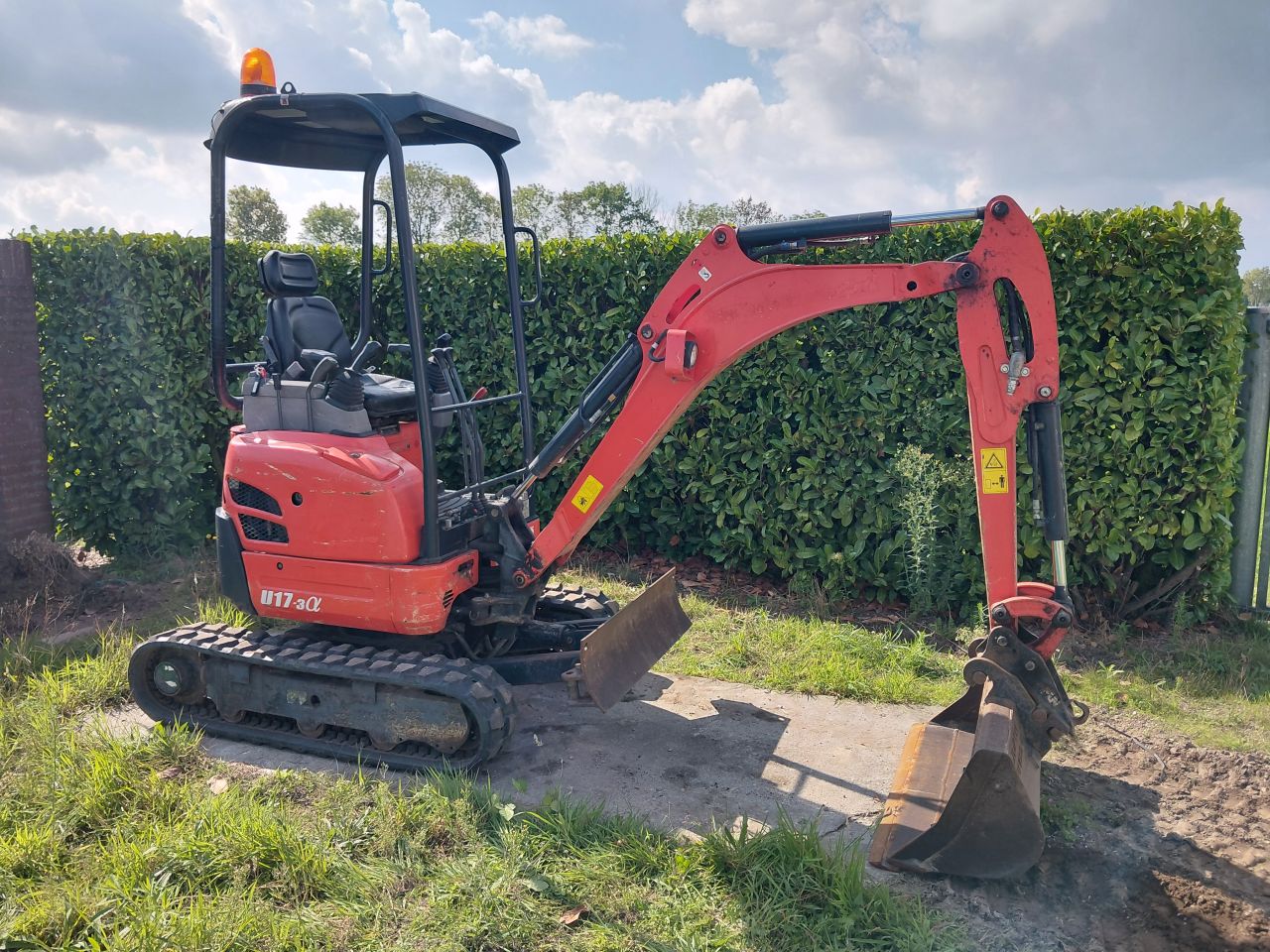Kubota U17-3a ( Bj 2018 ) Minikraan / Minigraver / Graafmachine
