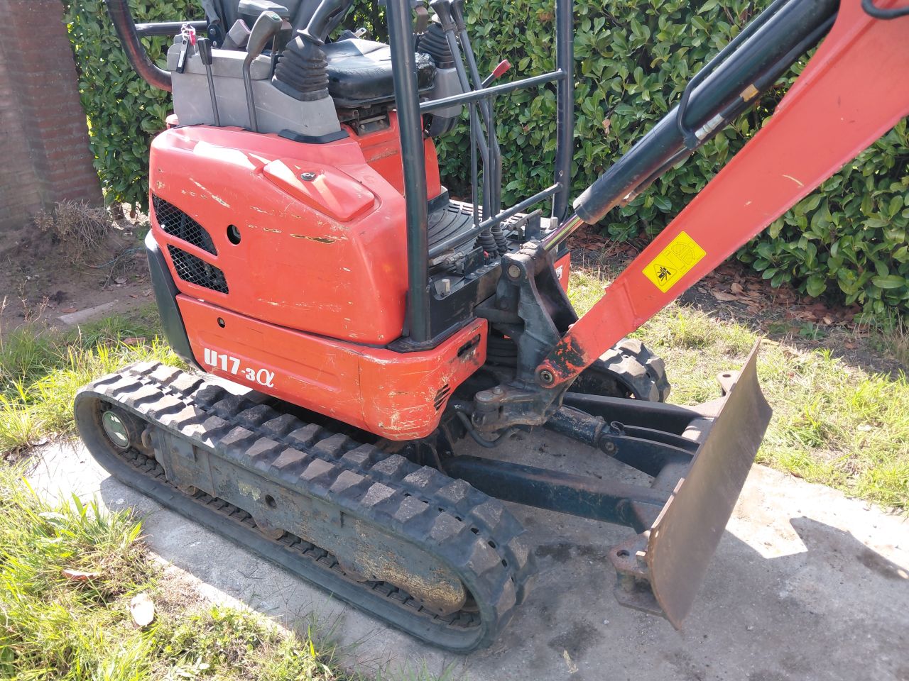 Kubota U17-3a ( Bj 2018 ) Minikraan / Minigraver / Graafmachine