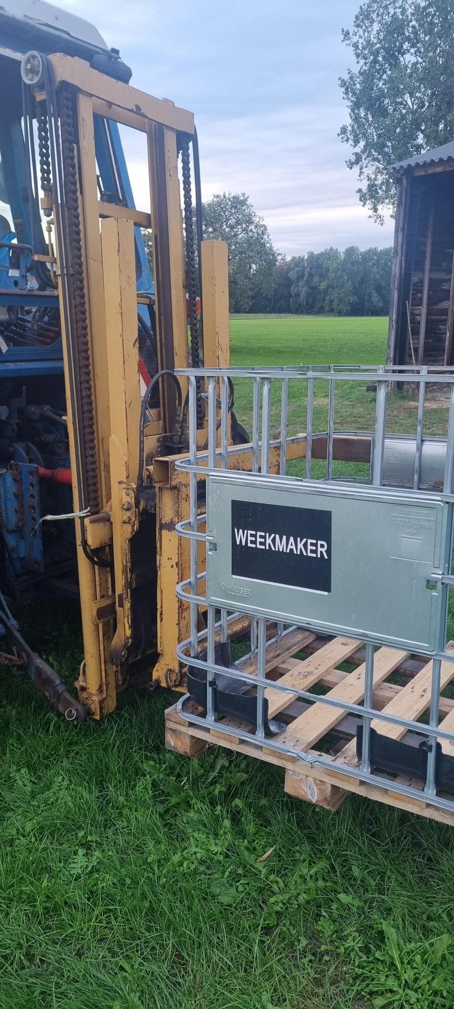 Goed werkende 3 punts Hefmast met Kantelaar & Sideshift