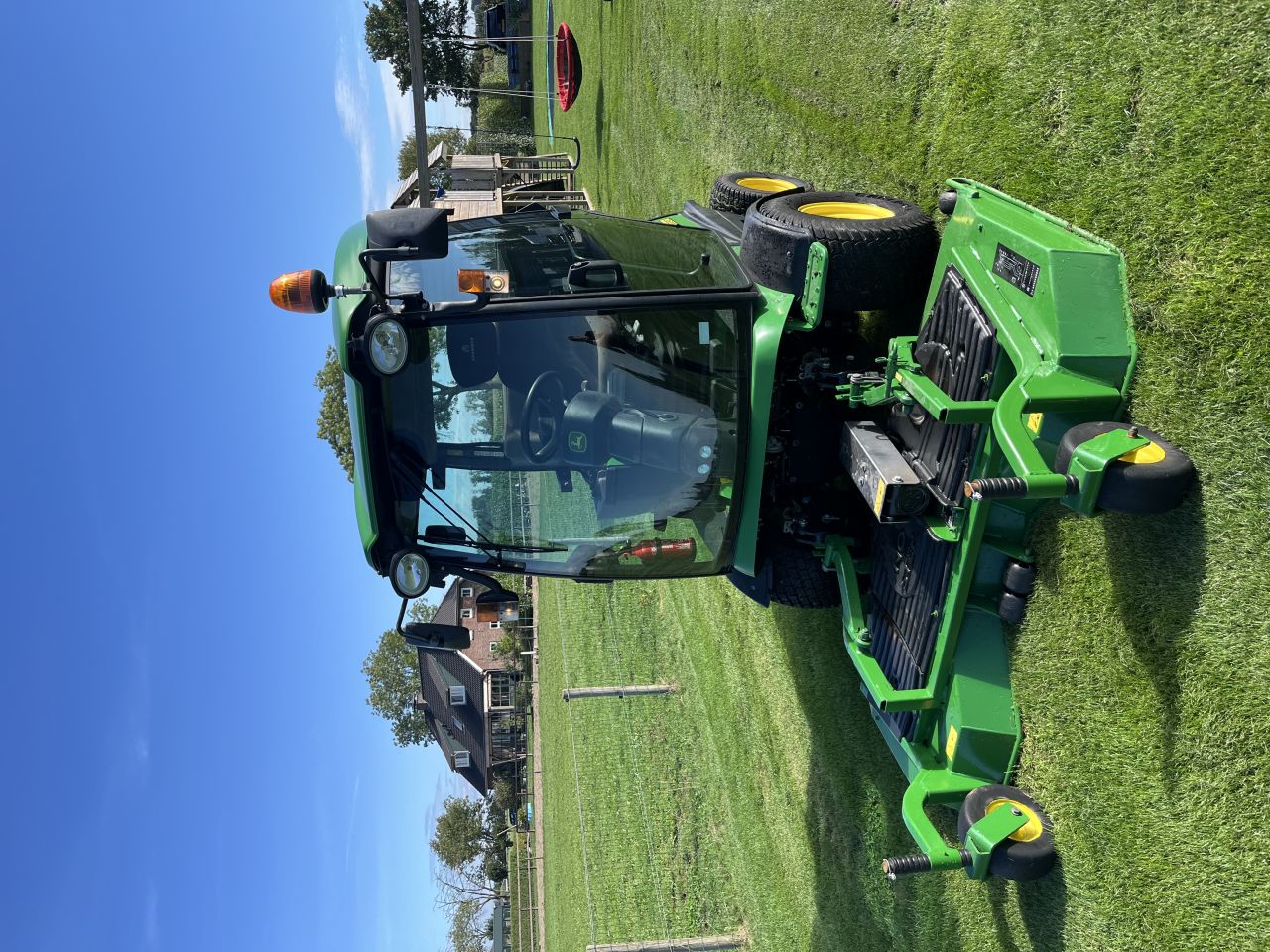 John deere 1585 diesel, airco, frontmaaier te koop