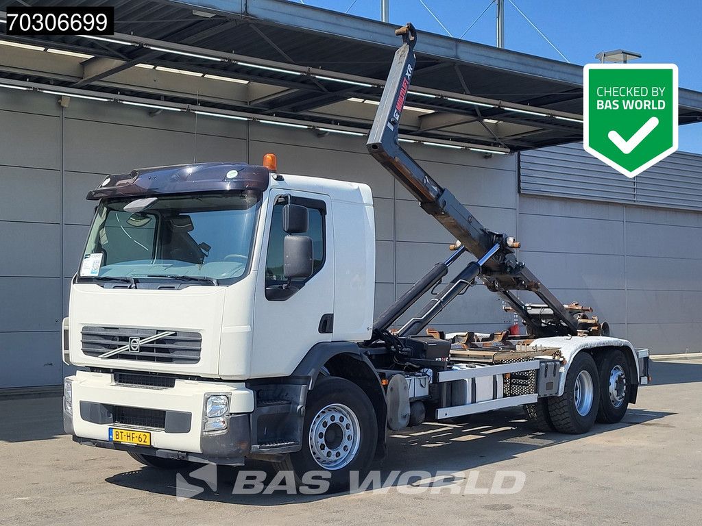 Volvo FE 280 6X2 21tons Hiab XR21S56S hooklift Lift+steering axle automatic Euro 5