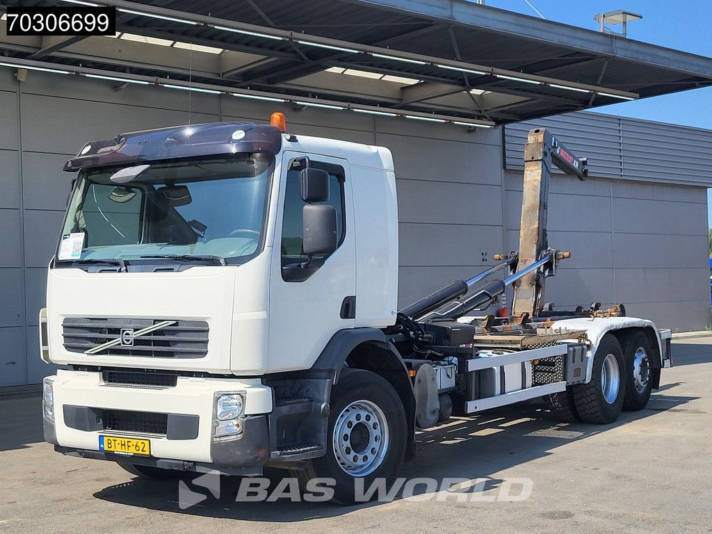 Volvo FE 280 6X2 21tons Hiab XR21S56S hooklift Lift+steering axle automatic Euro 5